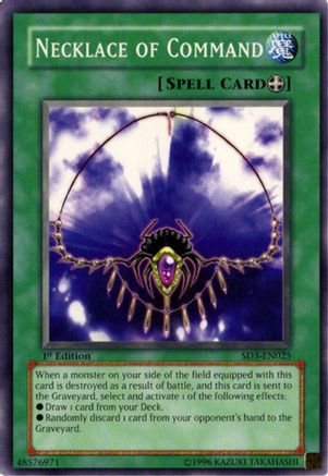 Necklace of Command (SD3-EN025) - Structure Deck: Blaze of Destruction 1st Edition