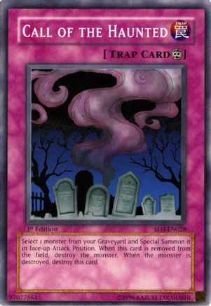 Call of the Haunted (SD3-EN028) - Structure Deck: Blaze of Destruction 1st Edition