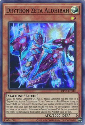 Drytron Zeta Aldhibah (OP16-EN012) - OTS Tournament Pack 16 Unlimited