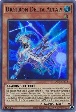 Drytron Delta Altais (OP16-EN013) - OTS Tournament Pack 16 Unlimited