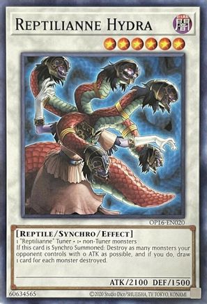 Reptilianne Hydra (OP16-EN020) - OTS Tournament Pack 16 Unlimited