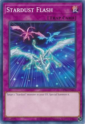 Stardust Flash (OP16-EN023) - OTS Tournament Pack 16 Unlimited