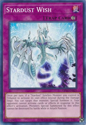 Stardust Wish (OP16-EN025) - OTS Tournament Pack 16 Unlimited