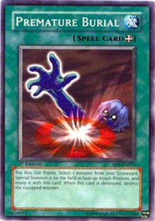 Premature Burial (SD4-EN017) - Structure Deck: Fury from the Deep 1st Edition