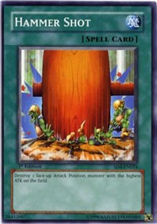 Hammer Shot (SD4-EN024) - Structure Deck: Fury from the Deep 1st Edition