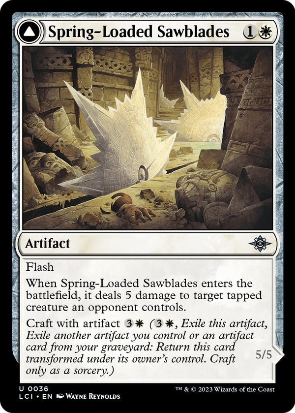 Spring-Loaded Sawblades (LCI-036) - The Lost Caverns of Ixalan