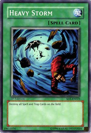 Heavy Storm (SD5-EN023) - Structure Deck: Warrior's Triumph 1st Edition