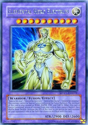 Elemental Hero Electrum (MDP2-EN001K) - Redemption Replacement Unlimited