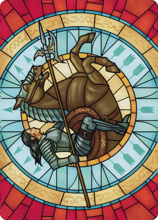 Tori D'Avenant, Fury Rider // Tori D'Avenant, Fury Rider (ADMU-078) - Dominaria United Art Series (Borderless)