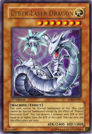 Cyber Laser Dragon (SOI-EN007) - Shadow of Infinity 1st Edition