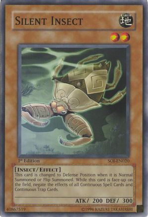 Silent Insect (SOI-EN020) - Shadow of Infinity 1st Edition