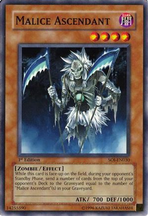 Malice Ascendant (SOI-EN030) - Shadow of Infinity 1st Edition