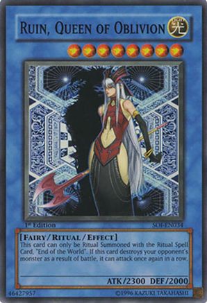 Ruin, Queen of Oblivion (SOI-EN034) - Shadow of Infinity Unlimited