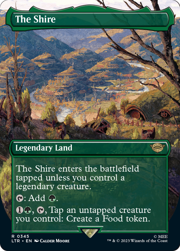 The Shire (Borderless) (LTR-345) - The Lord of the Rings: Tales of Middle-earth Foil
