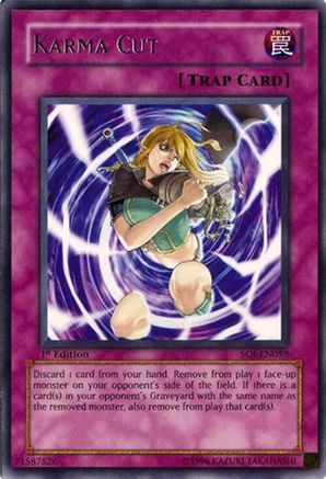 Karma Cut (SOI-EN053) - Shadow of Infinity 1st Edition