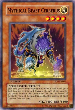 Mythical Beast Cerberus (SD6-EN002) - Structure Deck: Spellcaster's Judgment Unlimited