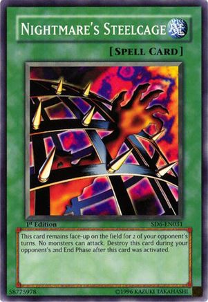Nightmare's Steelcage (SD6-EN031) - Structure Deck: Spellcaster's Judgment Unlimited