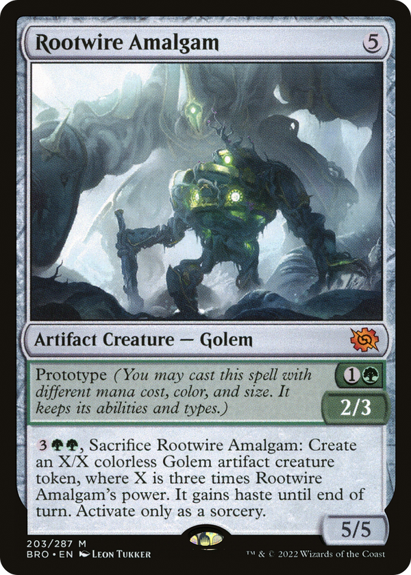 Rootwire Amalgam (BRO-203) - The Brothers' War Foil
