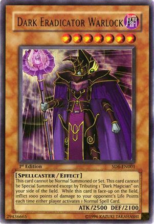 Dark Eradicator Warlock (SD6-EN001) - Structure Deck: Spellcaster's Judgment 1st Edition