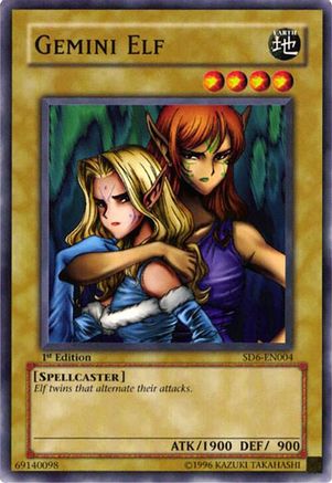 Gemini Elf (SD6-EN004) - Structure Deck: Spellcaster's Judgment Unlimited