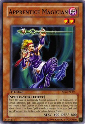 Apprentice Magician (SD6-EN007) - Structure Deck: Spellcaster's Judgment 1st Edition