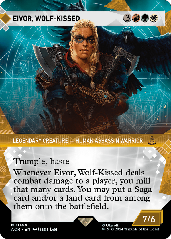 Eivor, Wolf-Kissed (Showcase) (ACR-144) - Assassin's Creed: (Showcase) (Borderless)