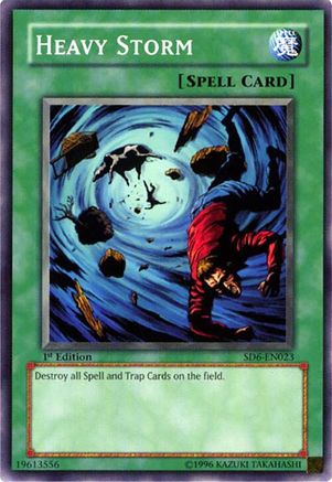 Heavy Storm (SD6-EN023) - Structure Deck: Spellcaster's Judgment 1st Edition