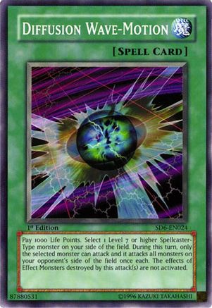 Diffusion Wave-Motion (SD6-EN024) - Structure Deck: Spellcaster's Judgment Unlimited