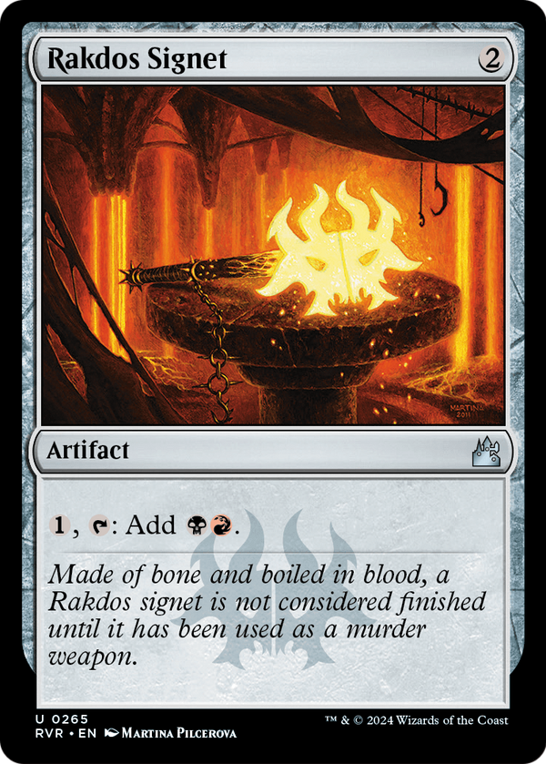 Rakdos Signet (RVR-265) - Ravnica Remastered Foil