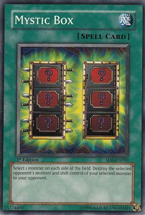 Mystic Box (SD6-EN030) - Structure Deck: Spellcaster's Judgment 1st Edition