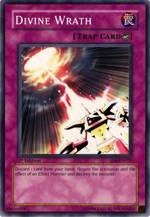 Divine Wrath (SD6-EN035) - Structure Deck: Spellcaster's Judgment 1st Edition