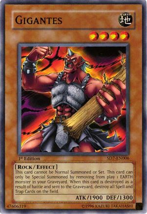 Gigantes (SD7-EN006) - Structure Deck: Invincible Fortress Unlimited