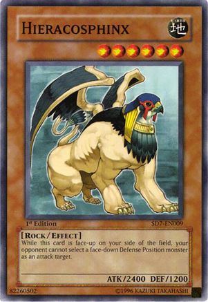 Hieracosphinx (SD7-EN009) - Structure Deck: Invincible Fortress 1st Edition