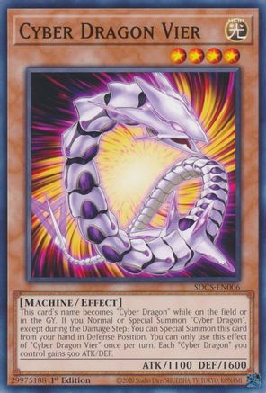 Cyber Dragon Vier (SDCS-EN006) - Structure Deck: Cyber Strike Unlimited