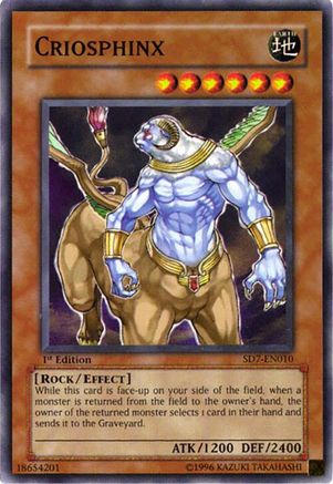 Criosphinx (SD7-EN010) - Structure Deck: Invincible Fortress Unlimited