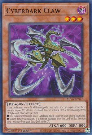 Cyberdark Claw (SDCS-EN017) - Structure Deck: Cyber Strike 1st Edition