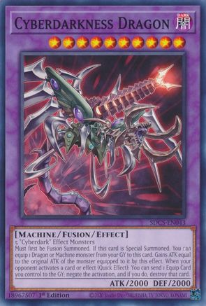 Cyberdarkness Dragon (SDCS-EN043) - Structure Deck: Cyber Strike 1st Edition