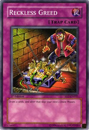 Reckless Greed (SD7-EN031) - Structure Deck: Invincible Fortress Unlimited