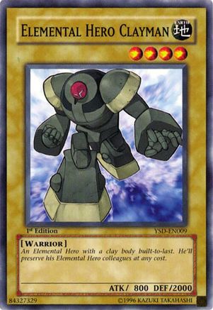 Elemental Hero Clayman (YSD-EN009) - Starter Deck 2006 1st Edition