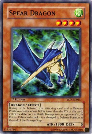 Spear Dragon (YSD-EN015) - Starter Deck 2006 1st Edition