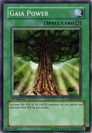 Gaia Power (YSD-EN022) - Starter Deck 2006 Unlimited
