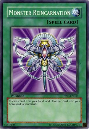 Monster Reincarnation (YSD-EN030) - Starter Deck 2006 1st Edition