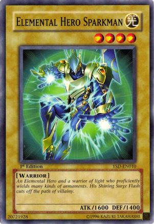 Elemental HERO Sparkman (YSD-ENS01) - Starter Deck 2006 Limited