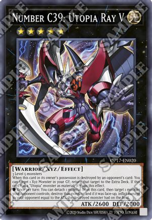 Number C39: Utopia Ray V (OP17-EN020) - OTS Tournament Pack 17 Unlimited