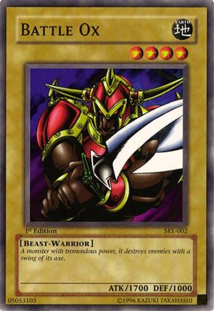 Battle Ox (SKE-002) - Starter Deck: Kaiba Evolution 1st Edition