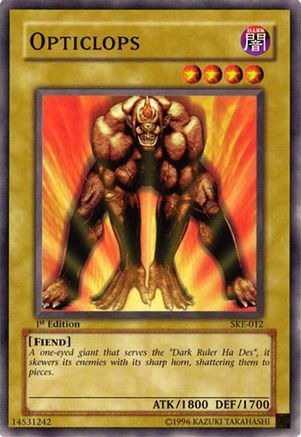 Opticlops (SKE-012) - Starter Deck: Kaiba Evolution 1st Edition