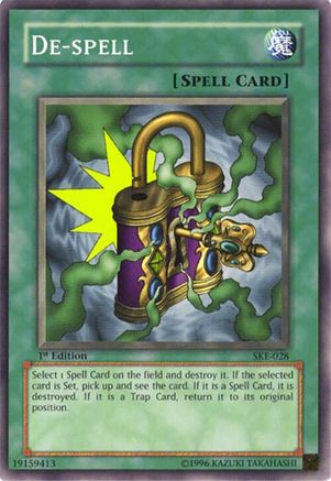 De-Spell (SKE-028) - Starter Deck: Kaiba Evolution 1st Edition