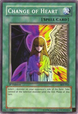 Change of Heart (SKE-032) - Starter Deck: Kaiba Evolution 1st Edition