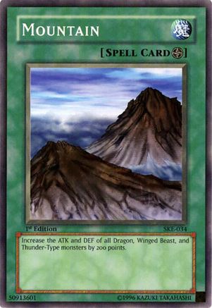 Mountain (SKE-034) - Starter Deck: Kaiba Evolution 1st Edition