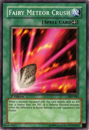 Fairy Meteor Crush (SKE-040) - Starter Deck: Kaiba Evolution 1st Edition